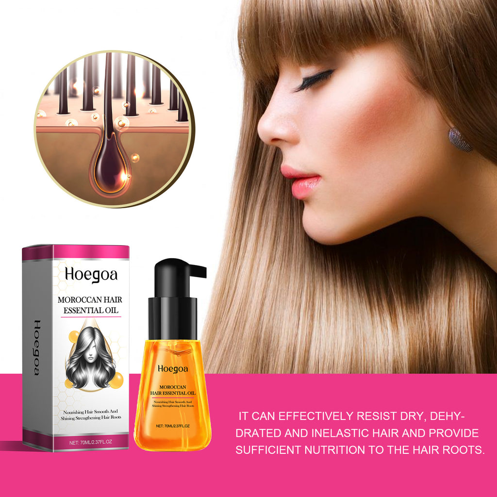 Huile essentielle de soin capillaire hydratante et réparatrice sèche et frizz