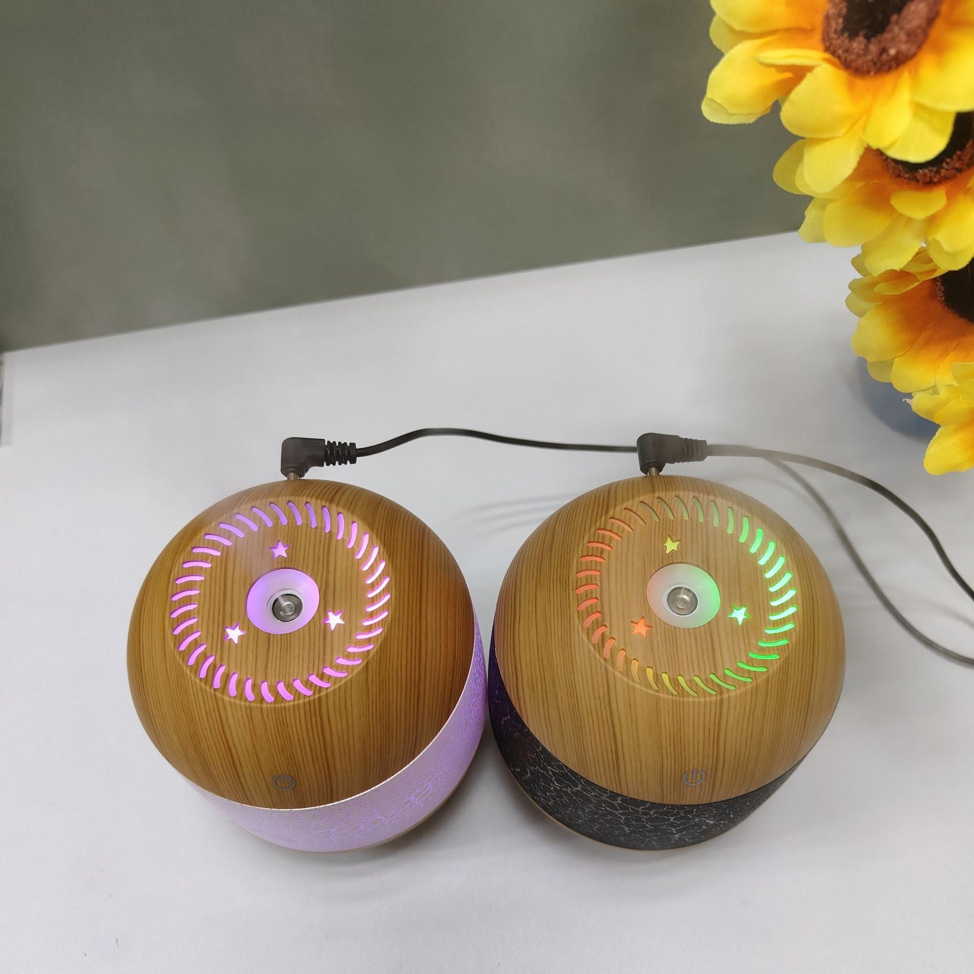 Diffuseur d'arômes avec humidificateur