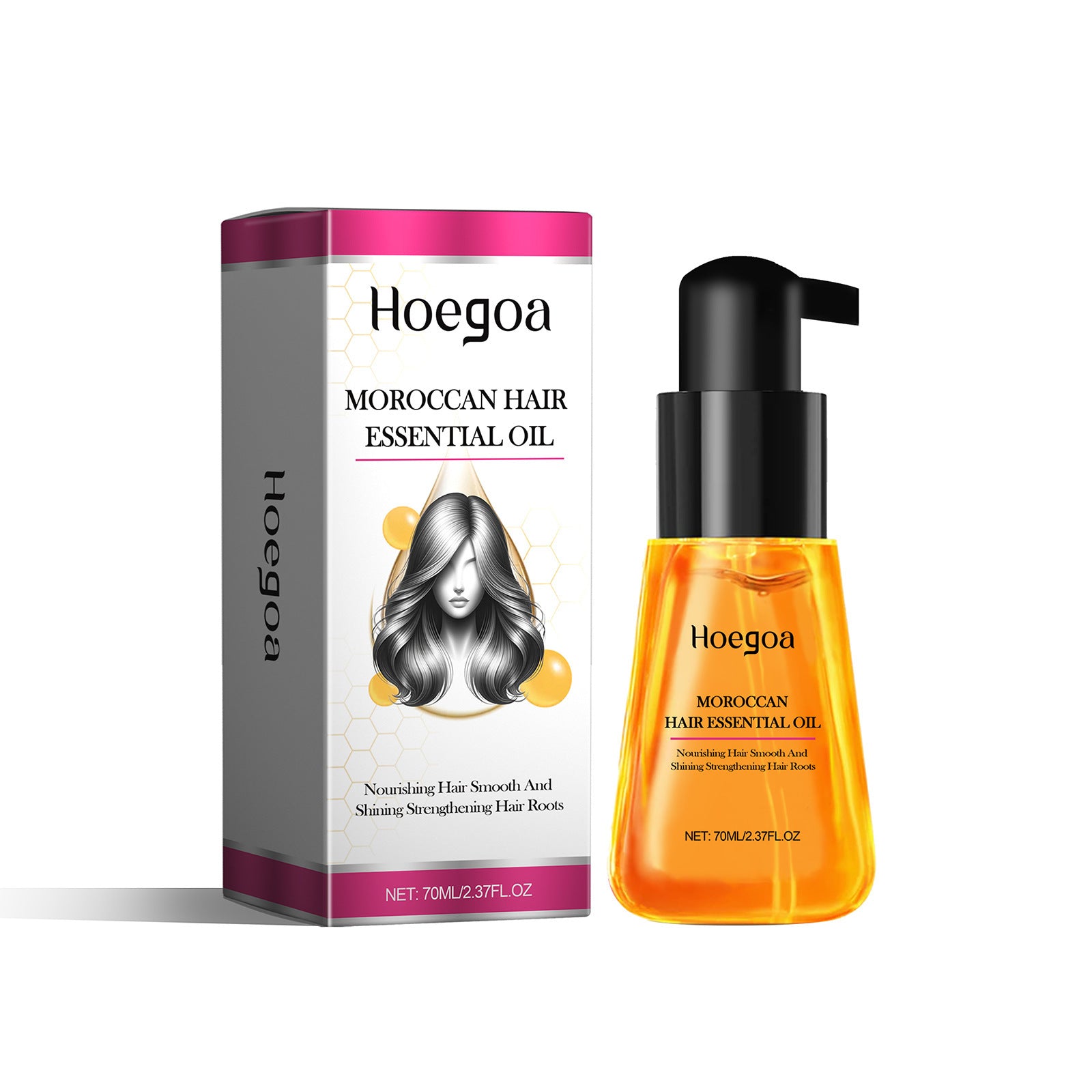 Huile essentielle de soin capillaire hydratante et réparatrice sèche et frizz